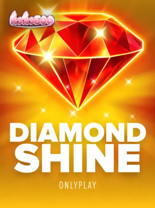 Tampilan visual slot Diamond Shine dengan tema neon dan buah-buahan
